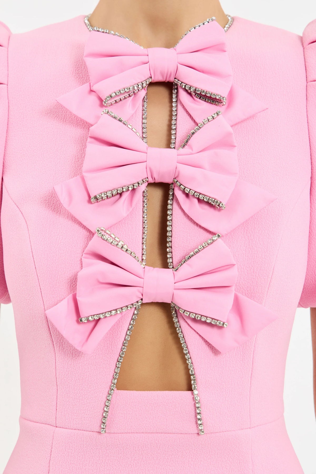 REBECCA VALLANCE - Precious Bow Mini Dress