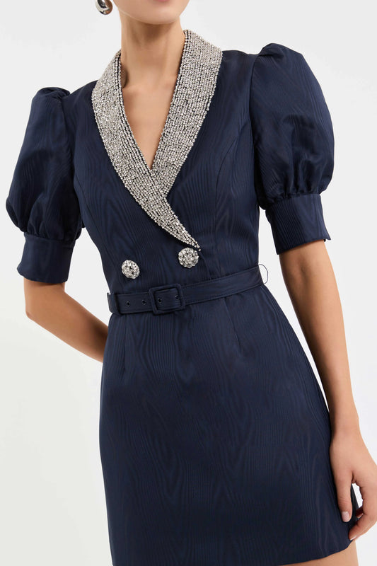 REBECCA VALLANCE - Sapphire Mini Dress