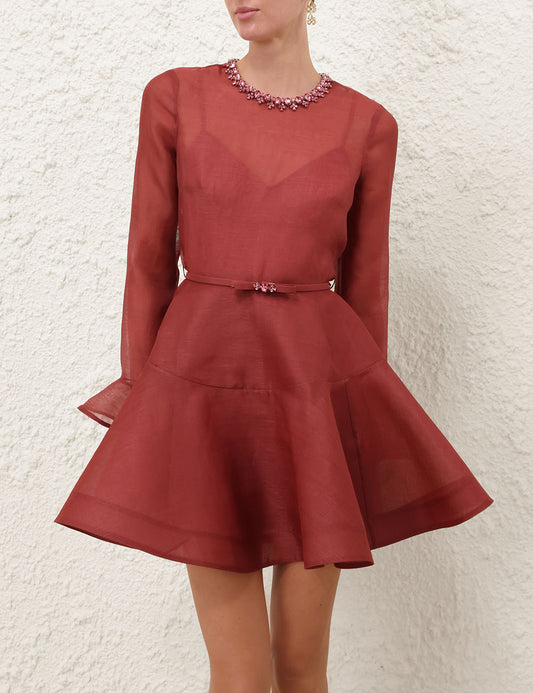 ZIMMERMANN - Alchemy Peplum Mini Dress