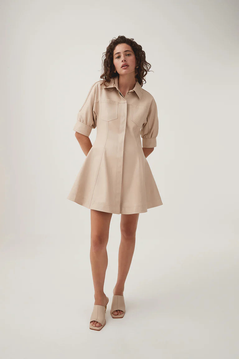 AJE - Flourisher Braided Mini Dress