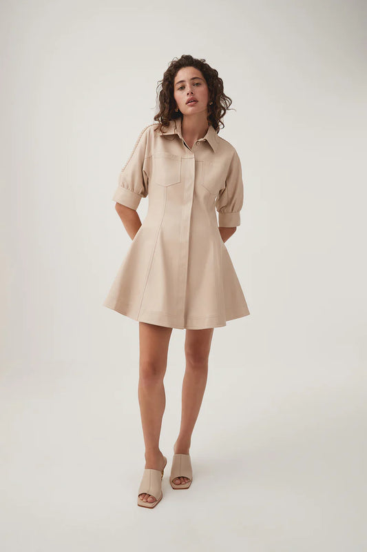 AJE - Flourisher Braided Mini Dress