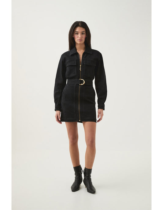 AJE - Maya Denim Mini Dress