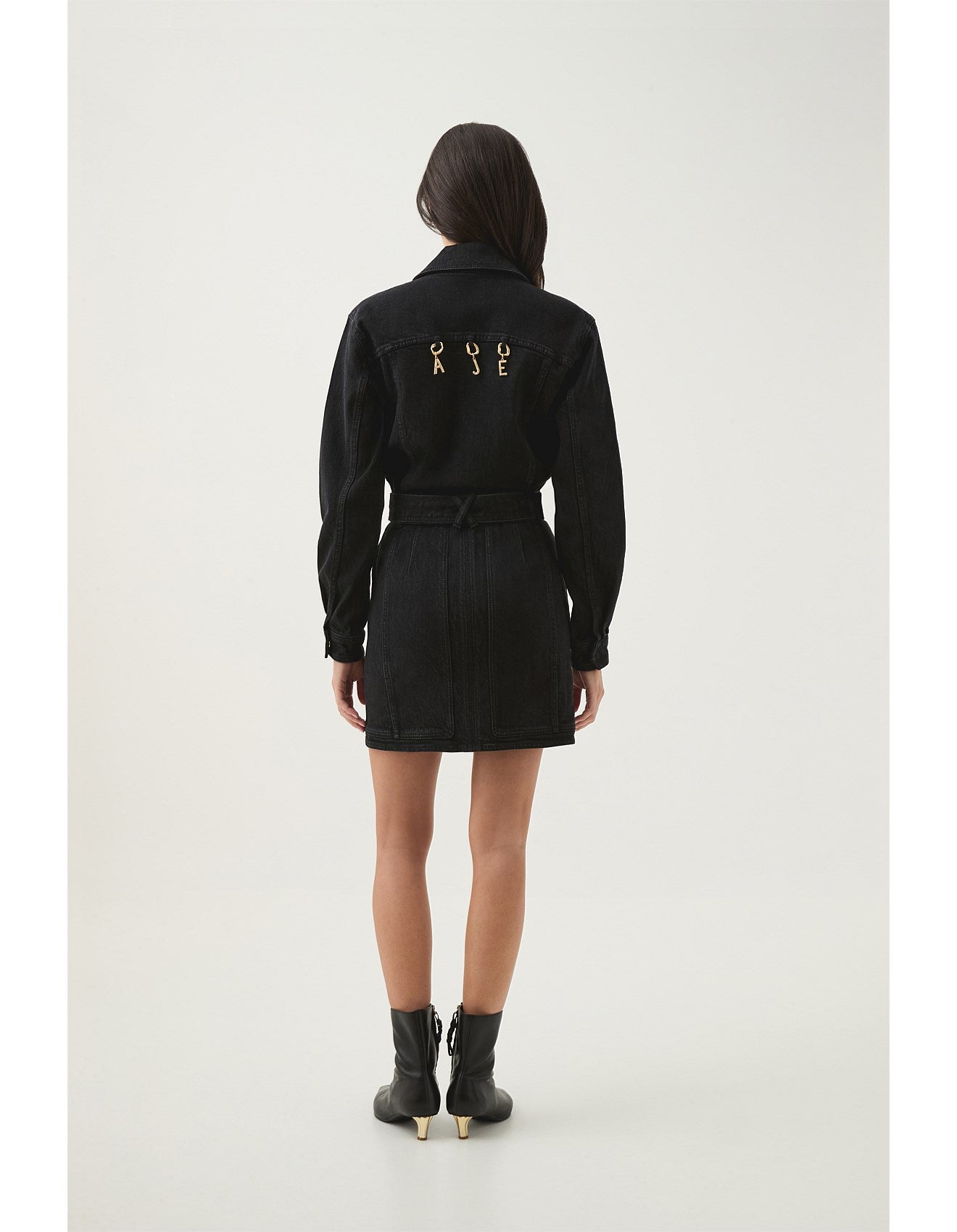 AJE - Maya Denim Mini Dress