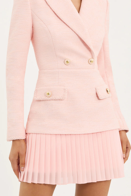REBECCA VALLANCE - Elvie Long Sleeve Mini Dress