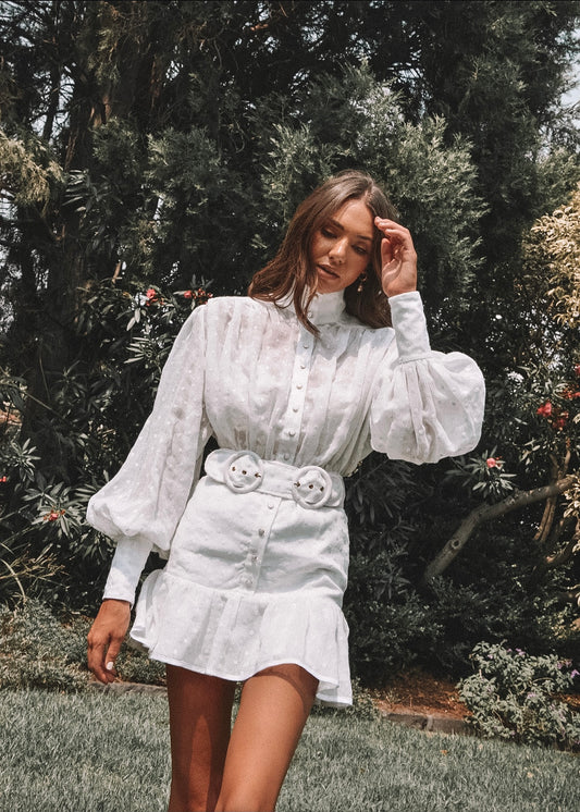 MCKENZIE MODE - Daisy Dress White