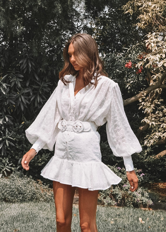 MCKENZIE MODE - Daisy Dress White