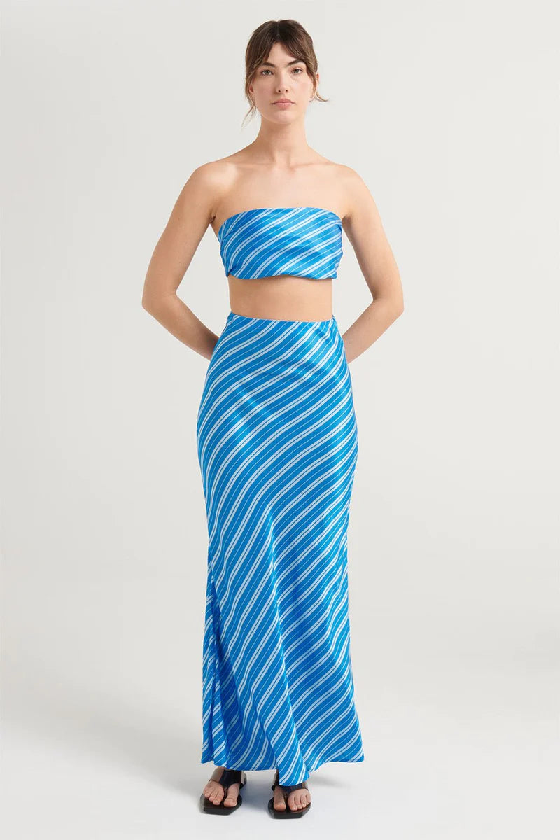 STEELE - Azure Set (Top & Skirt)