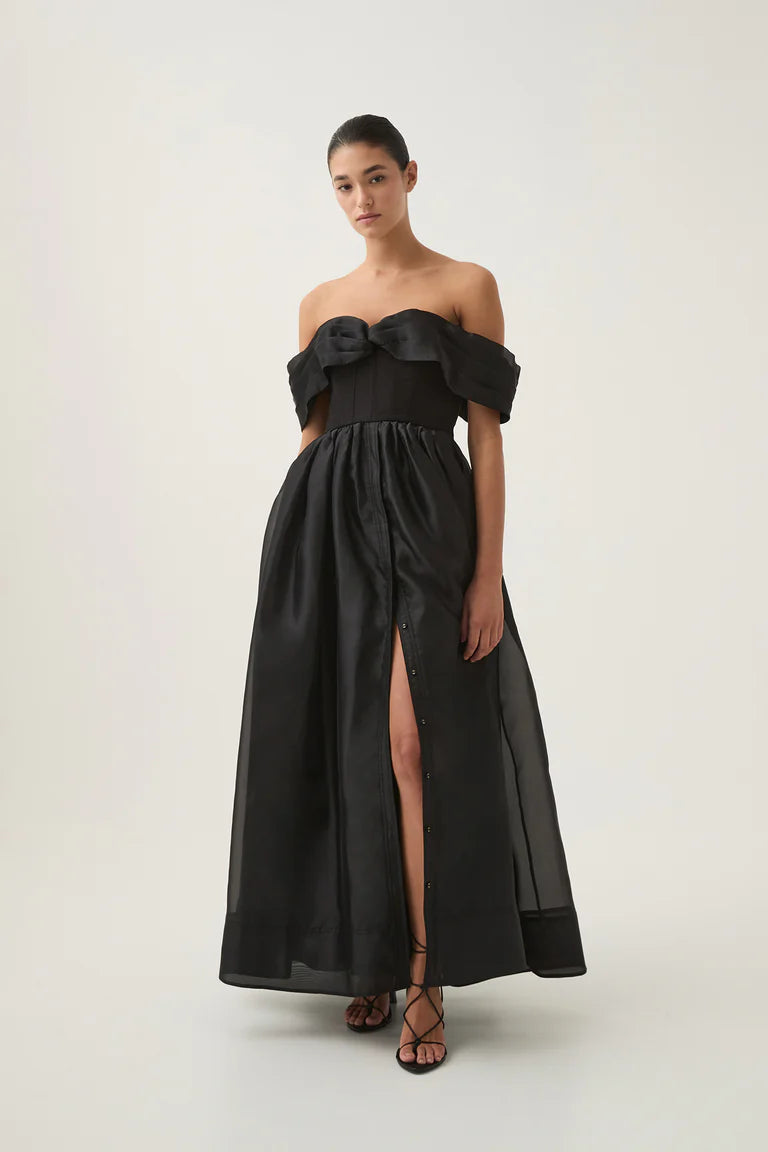 AJE - Cordelia Corseted Maxi Dress
