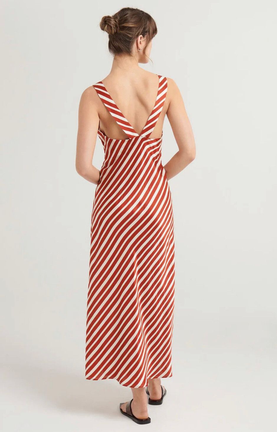 STEELE - Sasha Dress - Scarlet Stripe