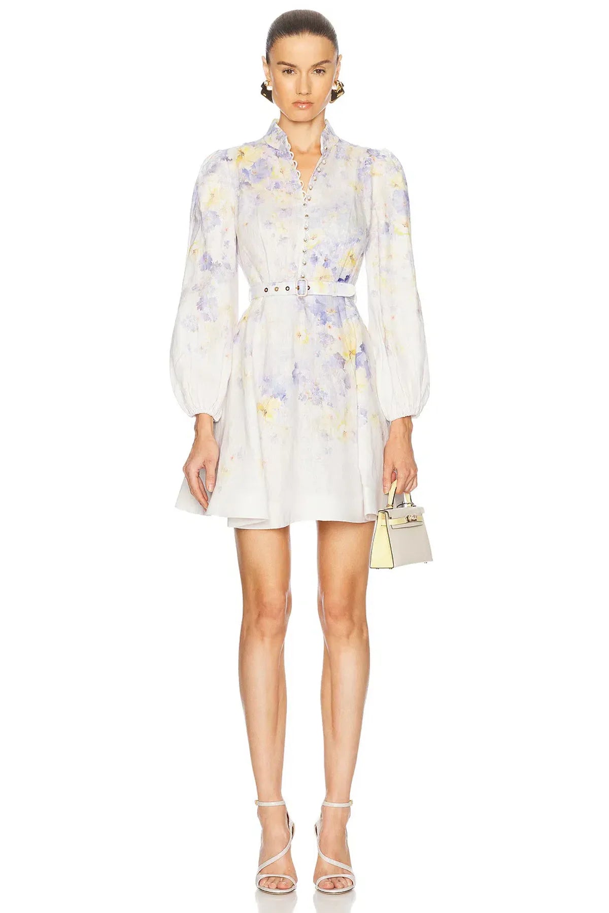 ZIMMERMANN – Crush Buttoned Mini Dress
